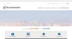 Desktop Screenshot of beckergoodey.com